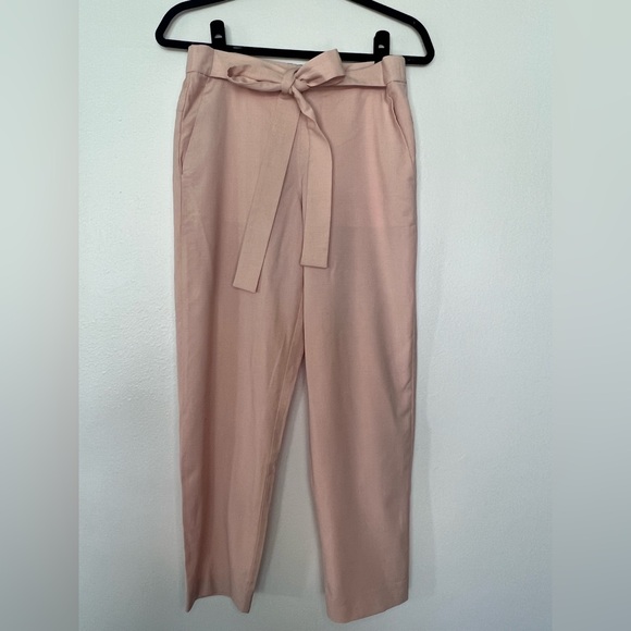 J Crews Tie-Front Pant in Lightweight Bi-stretch Wool - Picture 2 of 5